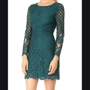 Cupcakes & Cashmere green Spence lace dress sz 2